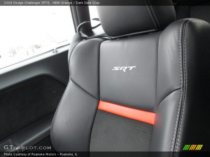HEMI Orange / Dark Slate Gray 2009 Dodge Challenger SRT8