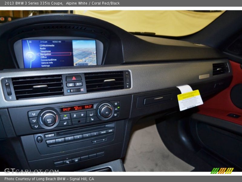Alpine White / Coral Red/Black 2013 BMW 3 Series 335is Coupe