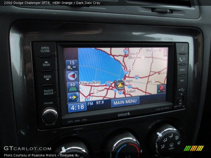 Navigation of 2009 Challenger SRT8