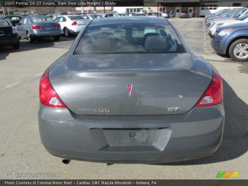 Dark Steel Gray Metallic / Ebony 2007 Pontiac G6 GT Coupe