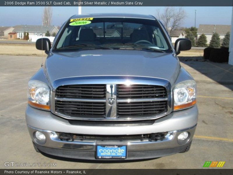 Bright Silver Metallic / Medium Slate Gray 2006 Dodge Ram 3500 SLT Quad Cab