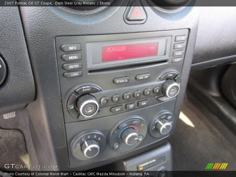 Controls of 2007 G6 GT Coupe