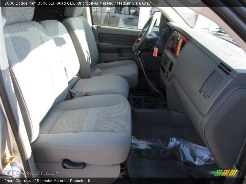 Bright Silver Metallic / Medium Slate Gray 2006 Dodge Ram 3500 SLT Quad Cab