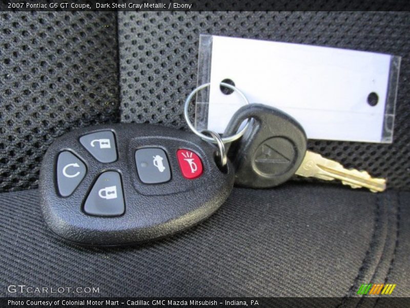 Keys of 2007 G6 GT Coupe