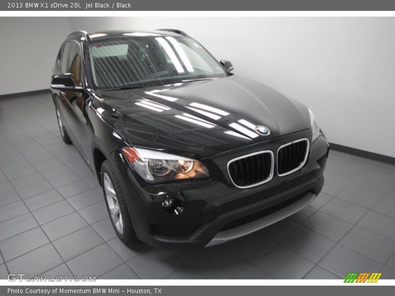 Jet Black / Black 2013 BMW X1 sDrive 28i
