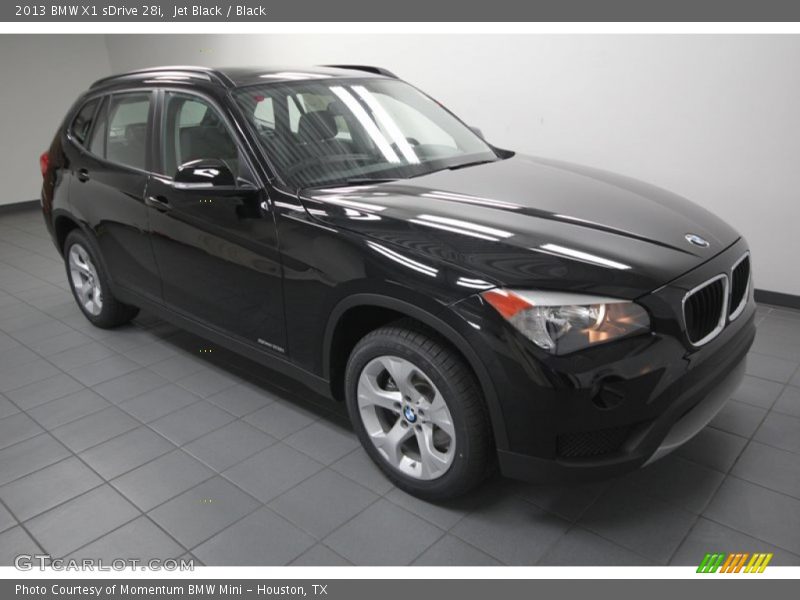 Jet Black / Black 2013 BMW X1 sDrive 28i