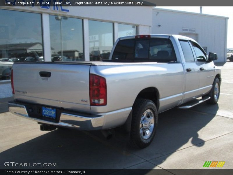 Bright Silver Metallic / Medium Slate Gray 2006 Dodge Ram 3500 SLT Quad Cab