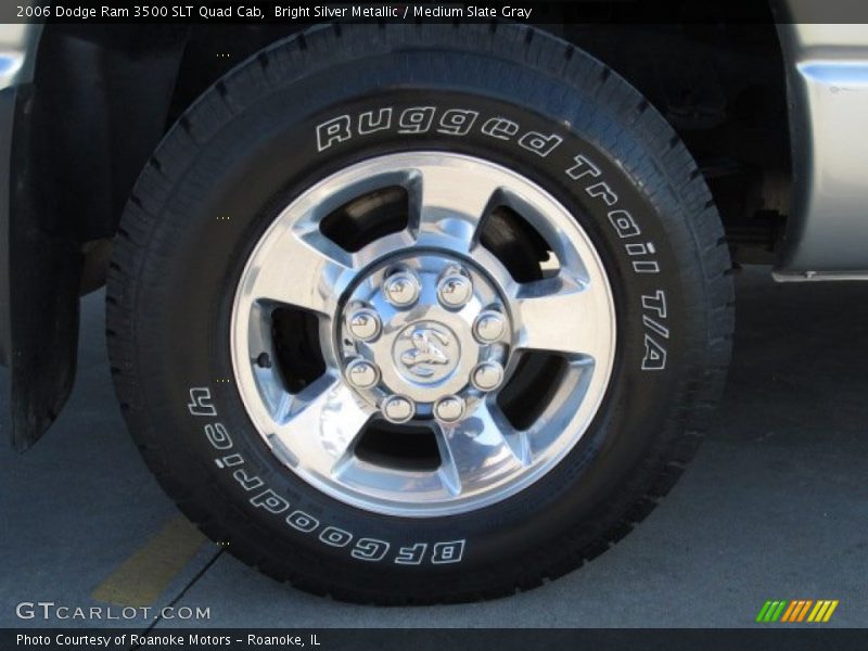 Bright Silver Metallic / Medium Slate Gray 2006 Dodge Ram 3500 SLT Quad Cab