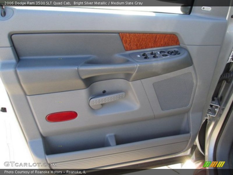 Bright Silver Metallic / Medium Slate Gray 2006 Dodge Ram 3500 SLT Quad Cab