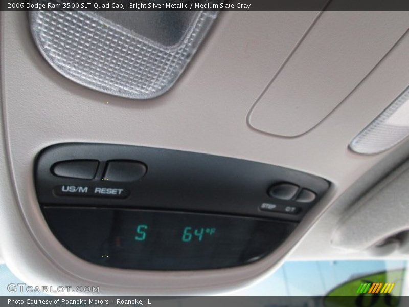Bright Silver Metallic / Medium Slate Gray 2006 Dodge Ram 3500 SLT Quad Cab