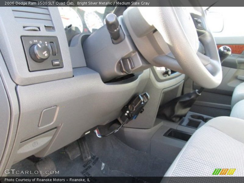 Bright Silver Metallic / Medium Slate Gray 2006 Dodge Ram 3500 SLT Quad Cab