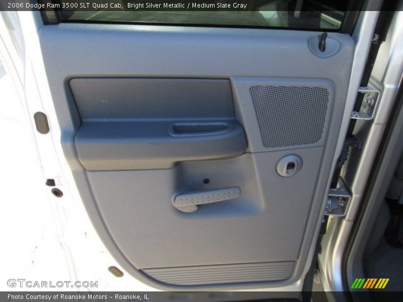 Bright Silver Metallic / Medium Slate Gray 2006 Dodge Ram 3500 SLT Quad Cab