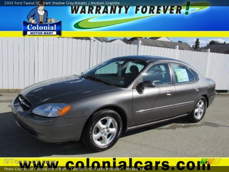 Dark Shadow Grey Metallic / Medium Graphite 2003 Ford Taurus SE
