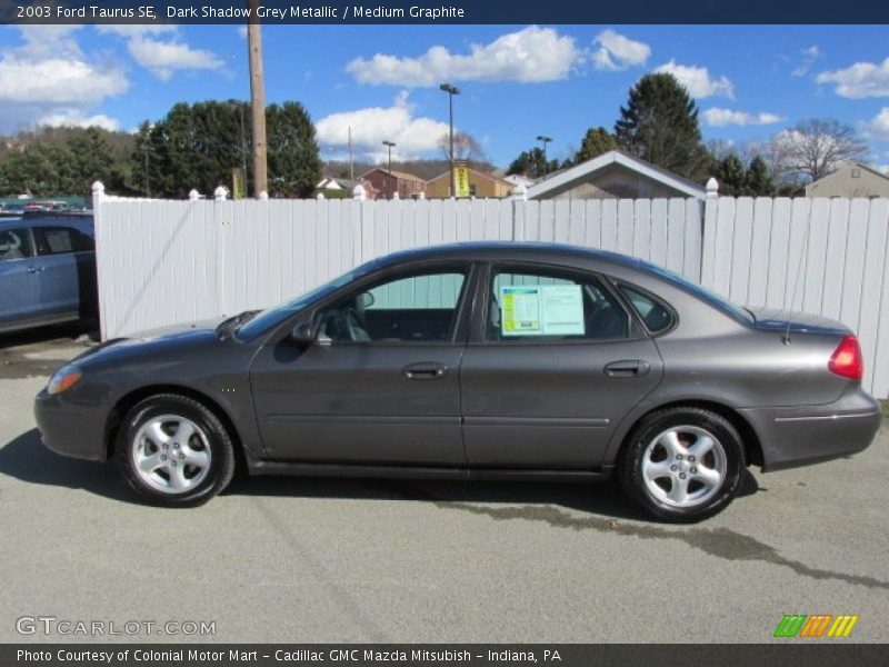 Dark Shadow Grey Metallic / Medium Graphite 2003 Ford Taurus SE