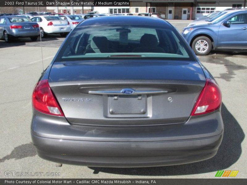 Dark Shadow Grey Metallic / Medium Graphite 2003 Ford Taurus SE