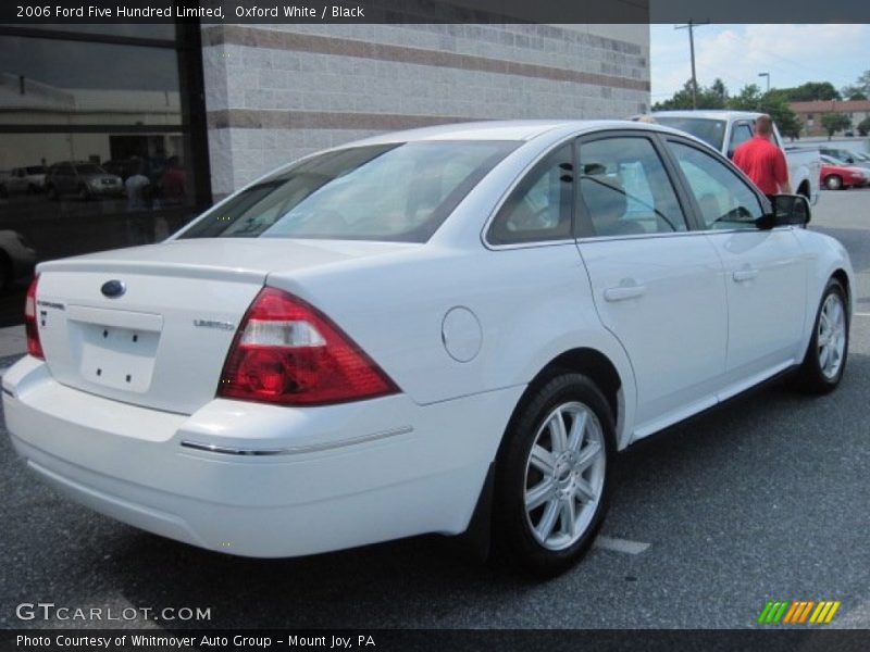 Oxford White / Black 2006 Ford Five Hundred Limited