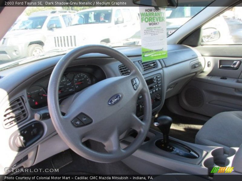 Dark Shadow Grey Metallic / Medium Graphite 2003 Ford Taurus SE