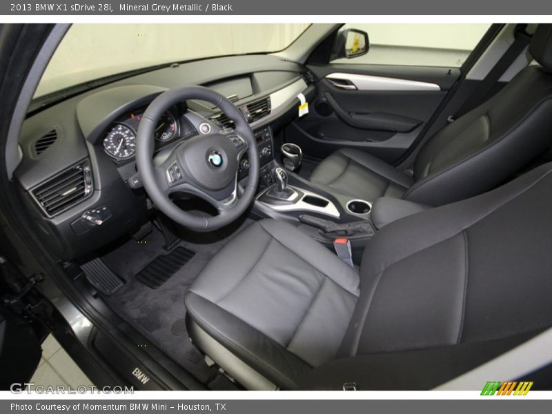Black Interior - 2013 X1 sDrive 28i 