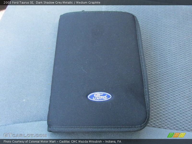 Dark Shadow Grey Metallic / Medium Graphite 2003 Ford Taurus SE
