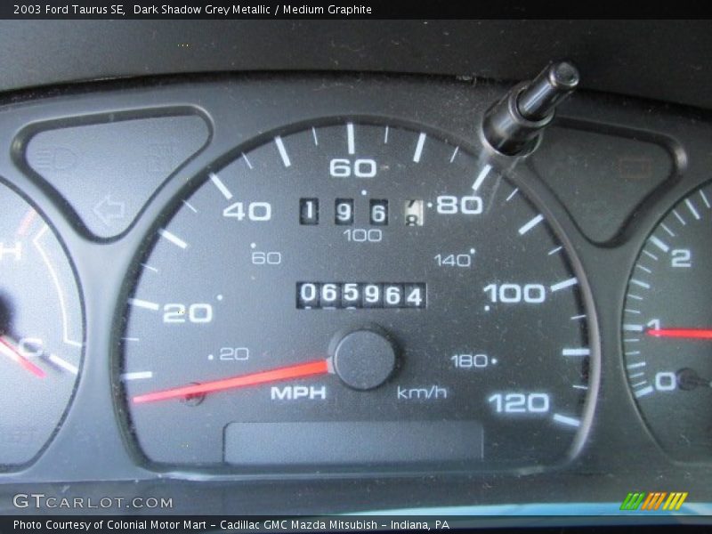 Dark Shadow Grey Metallic / Medium Graphite 2003 Ford Taurus SE