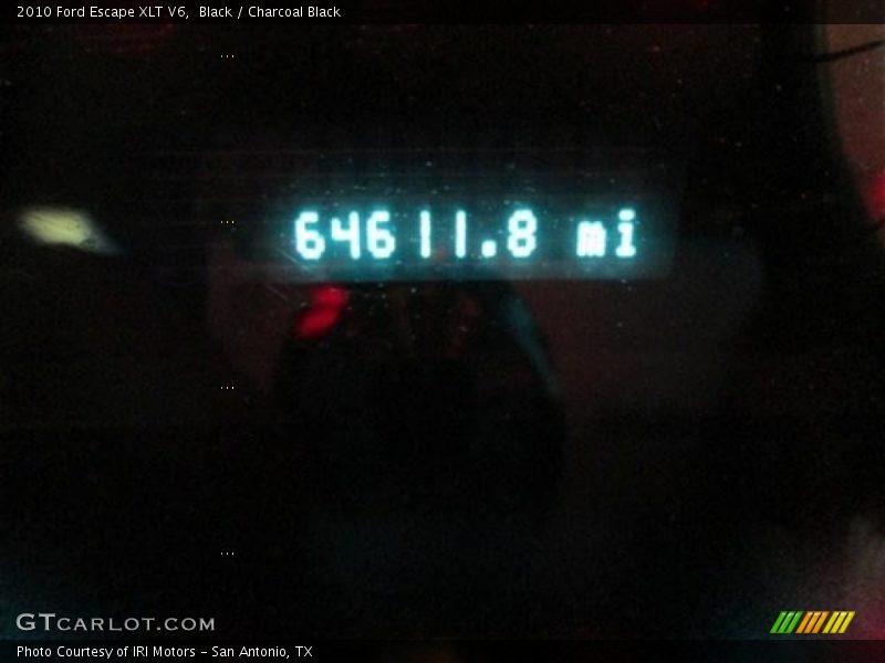 Black / Charcoal Black 2010 Ford Escape XLT V6
