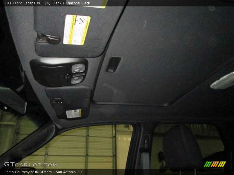 Black / Charcoal Black 2010 Ford Escape XLT V6