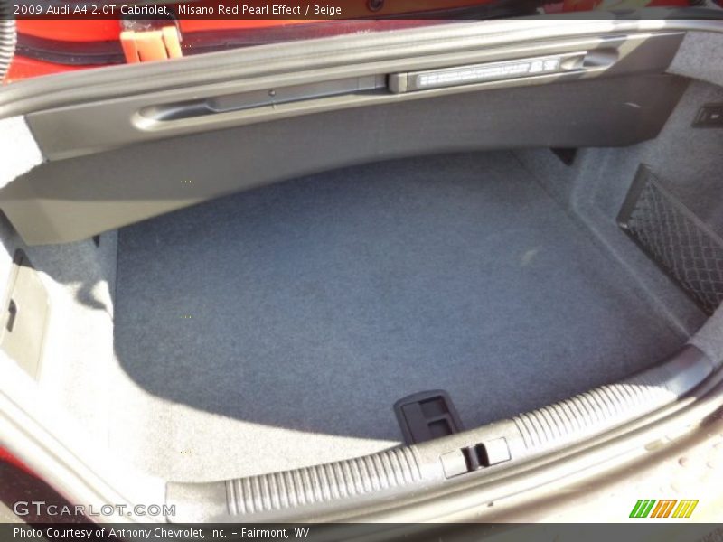 Misano Red Pearl Effect / Beige 2009 Audi A4 2.0T Cabriolet