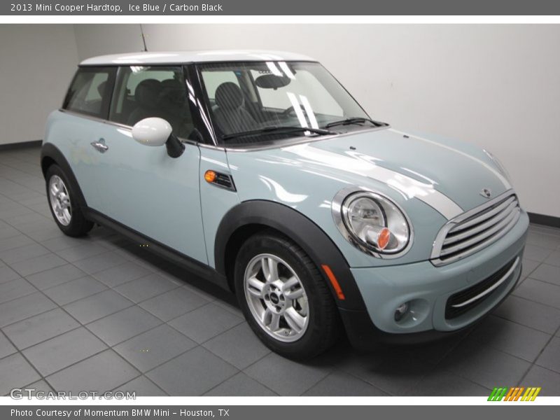 Ice Blue / Carbon Black 2013 Mini Cooper Hardtop