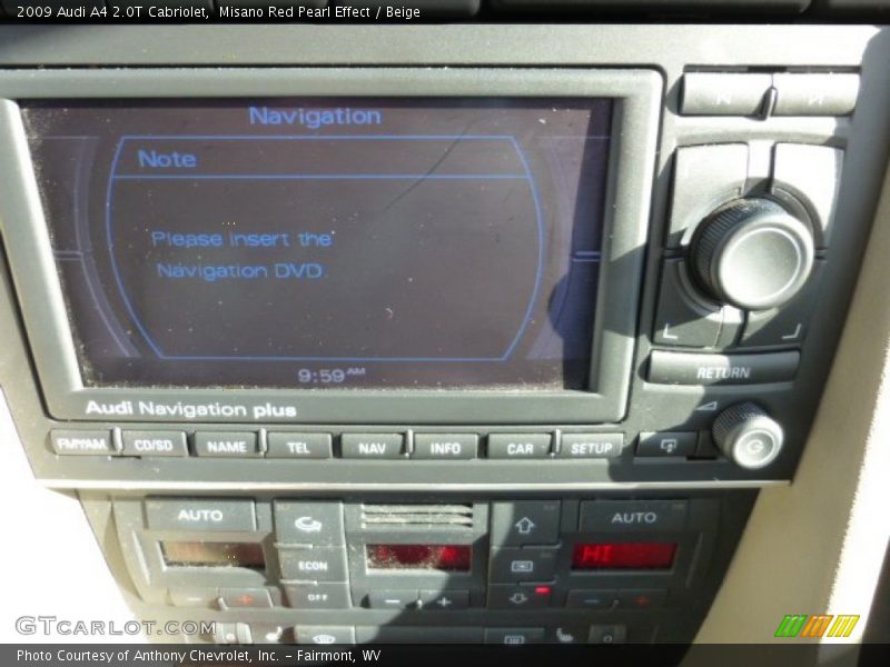 Misano Red Pearl Effect / Beige 2009 Audi A4 2.0T Cabriolet