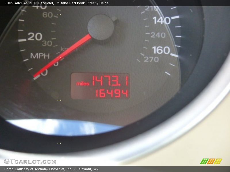 Misano Red Pearl Effect / Beige 2009 Audi A4 2.0T Cabriolet