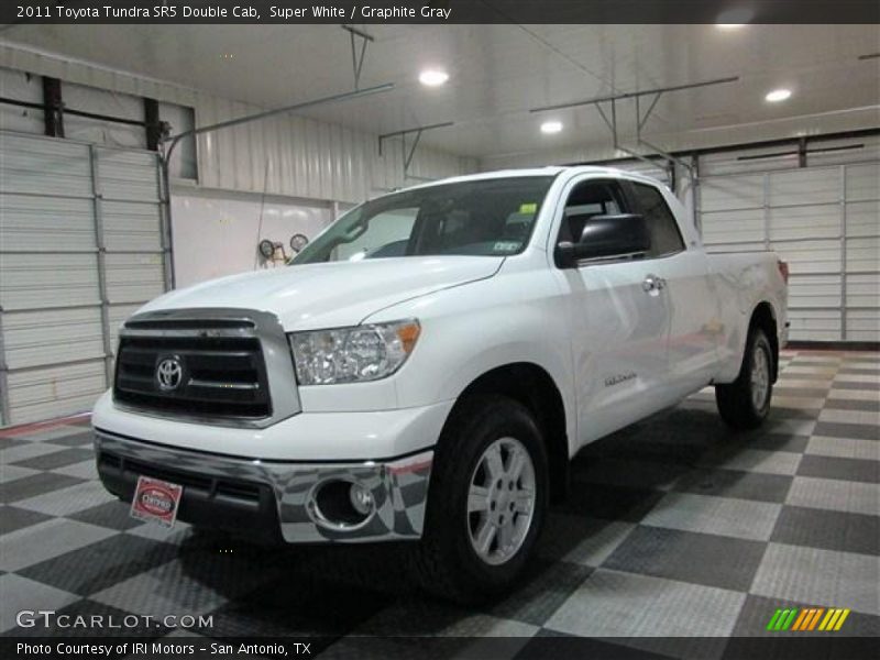 Super White / Graphite Gray 2011 Toyota Tundra SR5 Double Cab