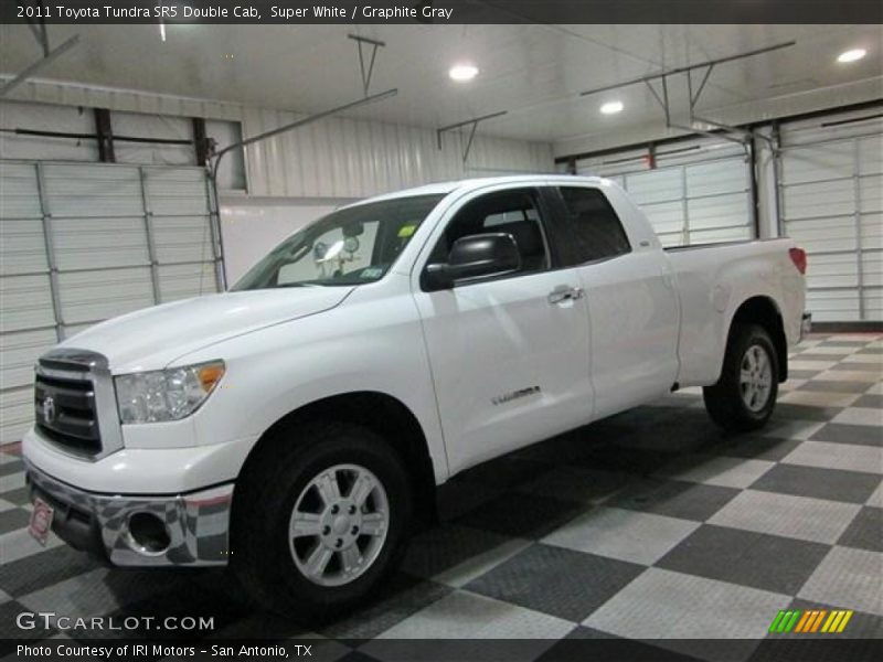 Super White / Graphite Gray 2011 Toyota Tundra SR5 Double Cab