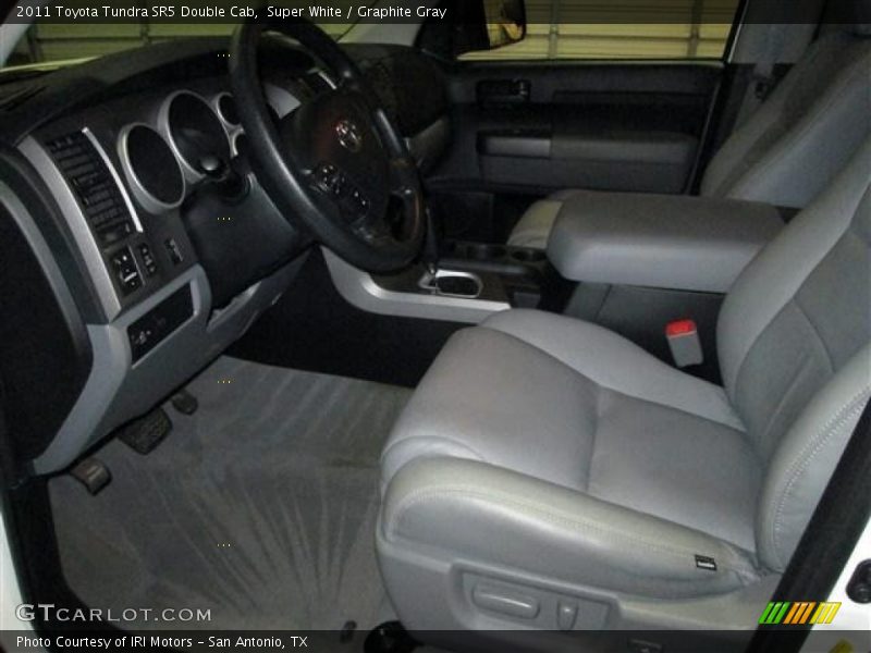 Super White / Graphite Gray 2011 Toyota Tundra SR5 Double Cab