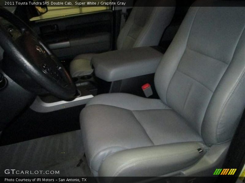 Super White / Graphite Gray 2011 Toyota Tundra SR5 Double Cab