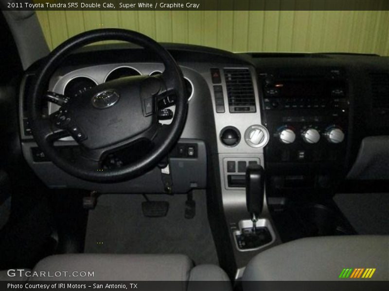 Super White / Graphite Gray 2011 Toyota Tundra SR5 Double Cab