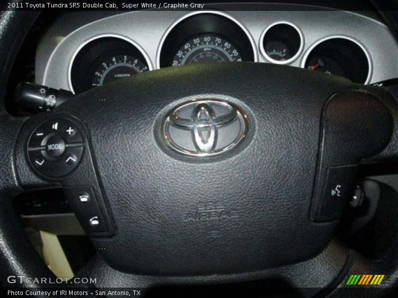 Super White / Graphite Gray 2011 Toyota Tundra SR5 Double Cab