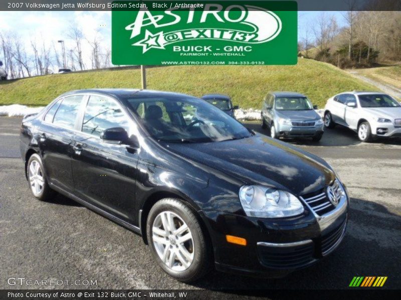 Black / Anthracite 2007 Volkswagen Jetta Wolfsburg Edition Sedan