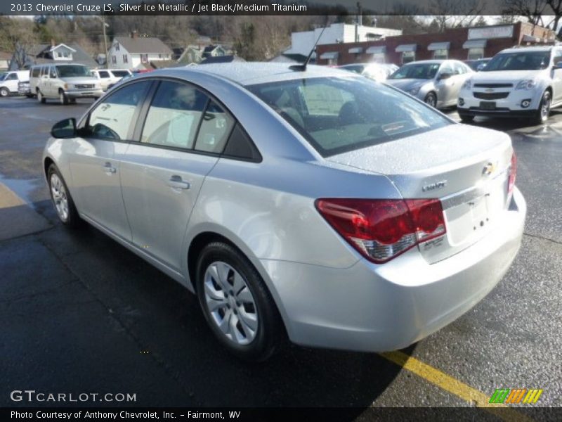 Silver Ice Metallic / Jet Black/Medium Titanium 2013 Chevrolet Cruze LS