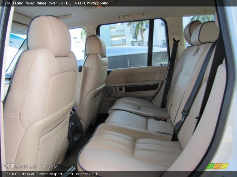 Alaska White / Sand 2008 Land Rover Range Rover V8 HSE