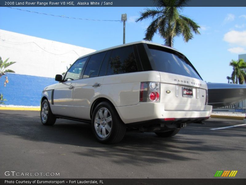 Alaska White / Sand 2008 Land Rover Range Rover V8 HSE