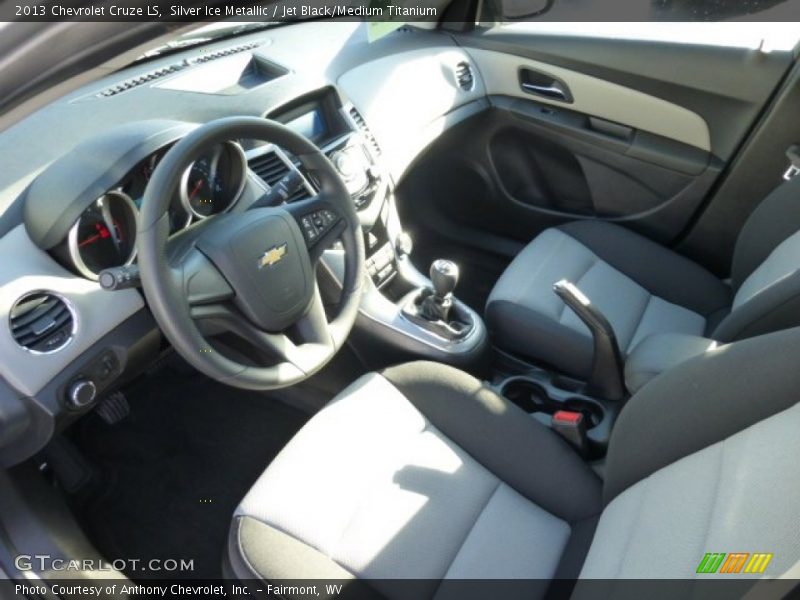 Jet Black/Medium Titanium Interior - 2013 Cruze LS 