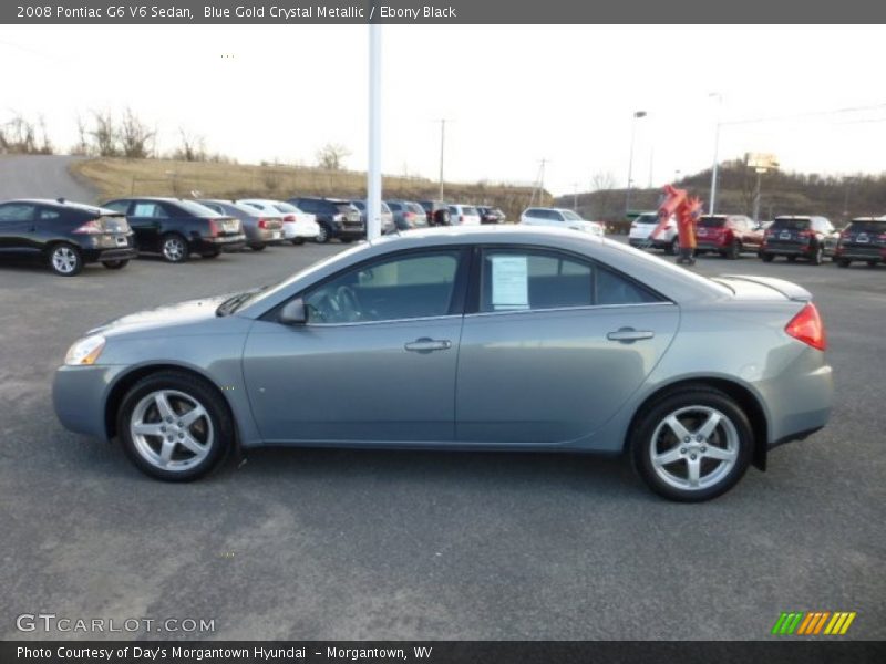  2008 G6 V6 Sedan Blue Gold Crystal Metallic