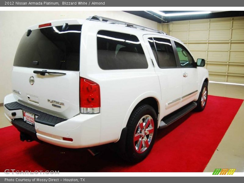 Blizzard White / Almond 2012 Nissan Armada Platinum