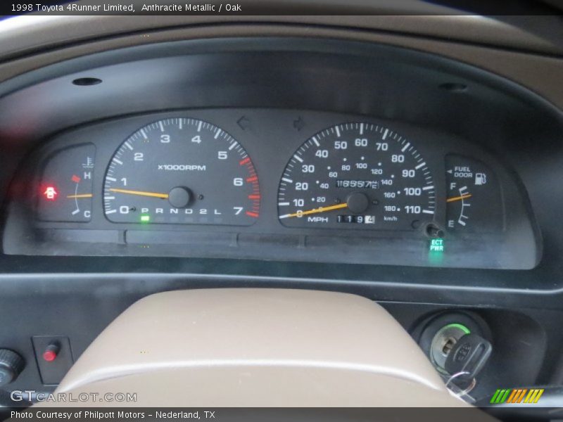 Anthracite Metallic / Oak 1998 Toyota 4Runner Limited