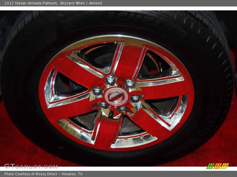 Blizzard White / Almond 2012 Nissan Armada Platinum