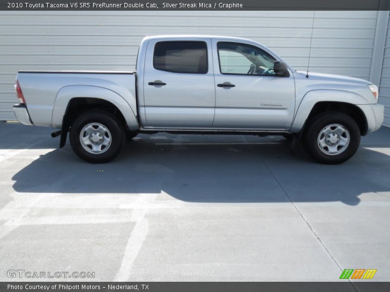 Silver Streak Mica / Graphite 2010 Toyota Tacoma V6 SR5 PreRunner Double Cab