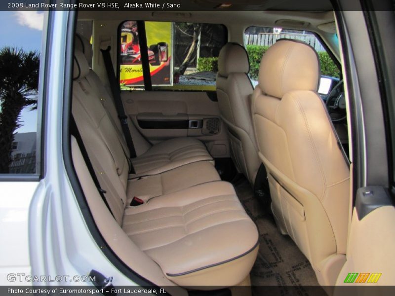 Alaska White / Sand 2008 Land Rover Range Rover V8 HSE
