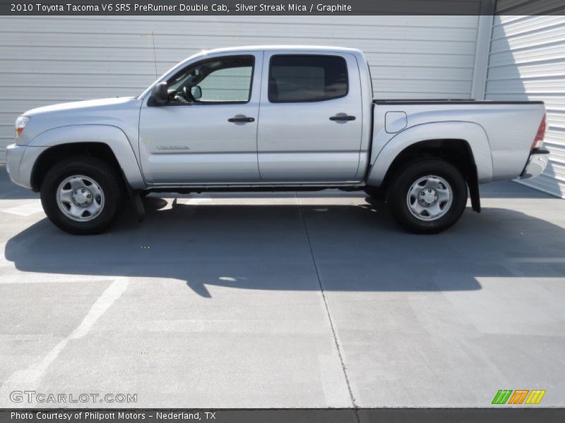 Silver Streak Mica / Graphite 2010 Toyota Tacoma V6 SR5 PreRunner Double Cab