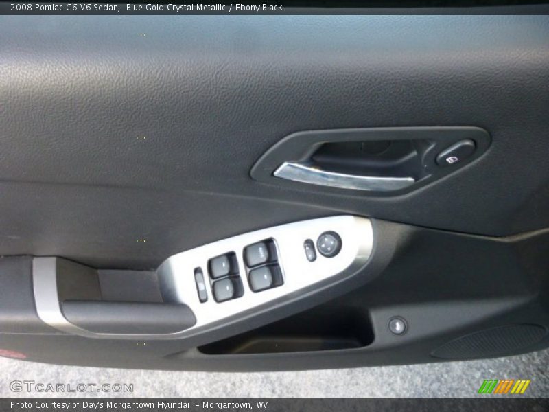 Blue Gold Crystal Metallic / Ebony Black 2008 Pontiac G6 V6 Sedan