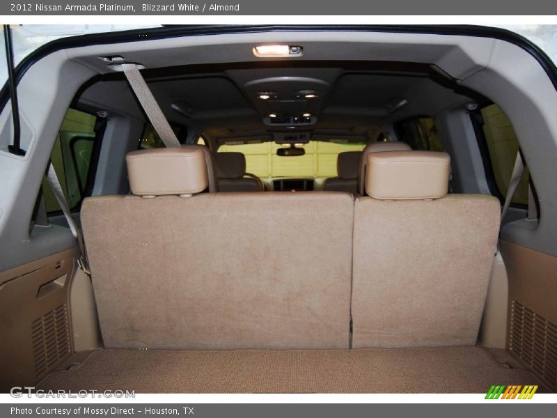 Blizzard White / Almond 2012 Nissan Armada Platinum